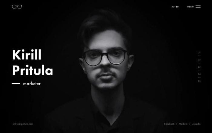 Kirillpritula website preview