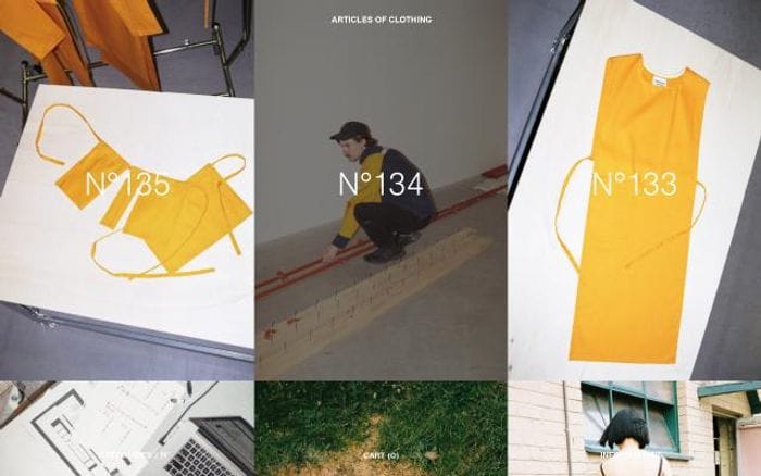 Articlesofclothing website preview