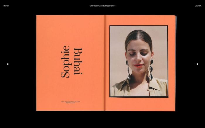 Christina Michelitsch – Graphic Design website preview