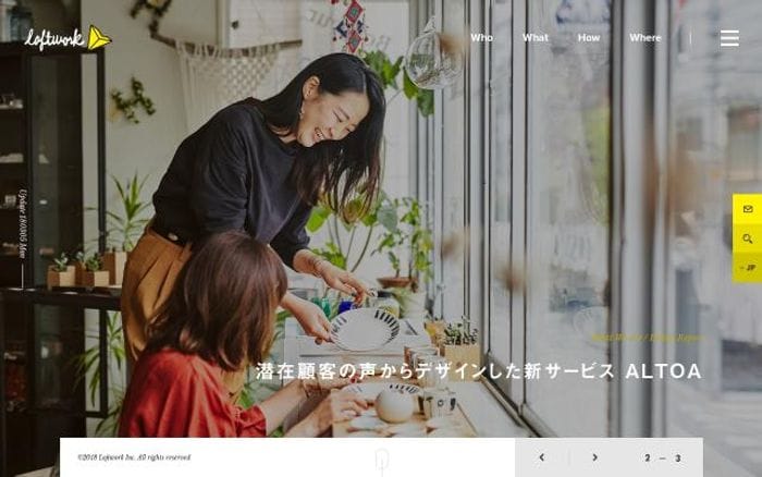 Loftwork website preview