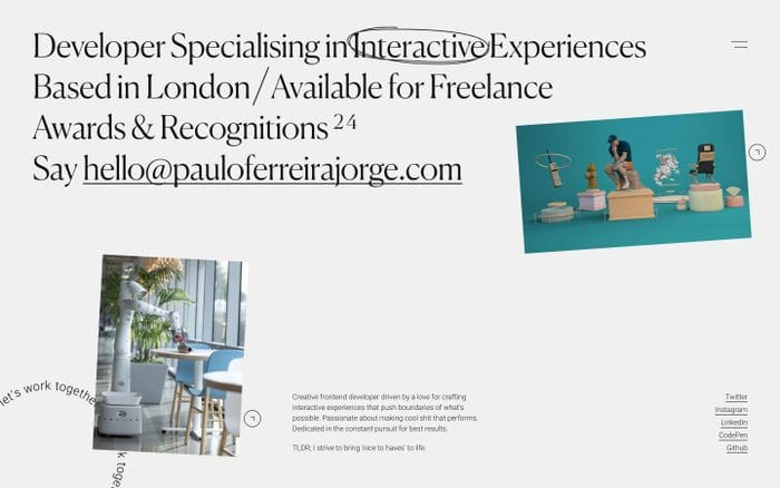 Paulo Ferreira Jorge website preview