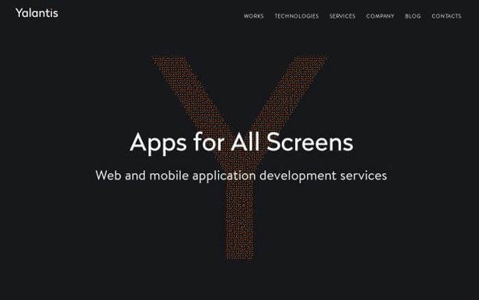 Yalantis website preview