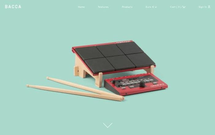 Bacca website preview
