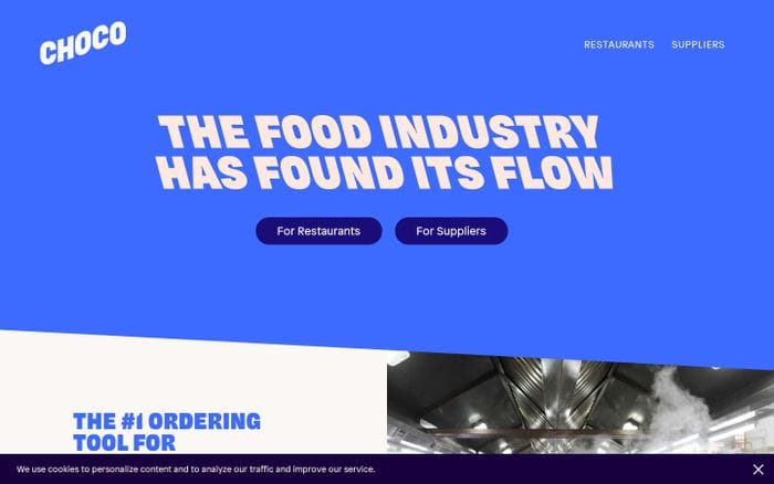 Choco website preview