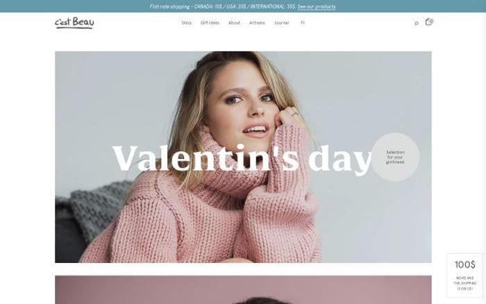 Cestbeau website preview
