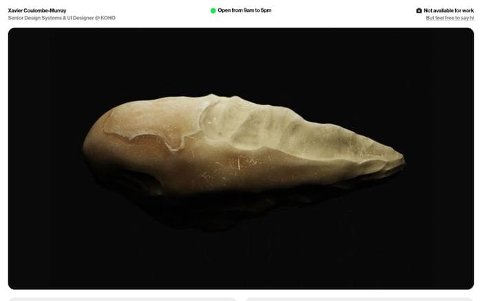 Xavier Coulombe-Murray website preview