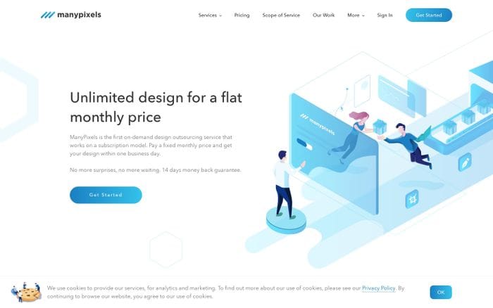 ManyPixels says… website preview