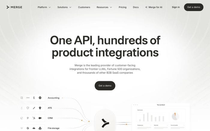 Merge website preview