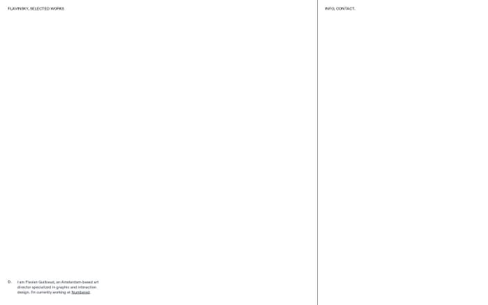 Flavien Guilbaud website preview