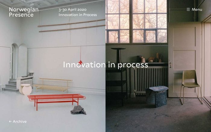 Innovation in Process | Norwegian Presence website preview