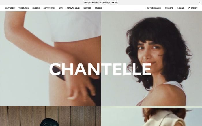 Chantelle website preview