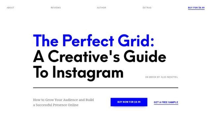 Theperfectgridbook website preview