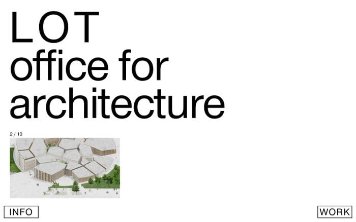 LOT office for architecture website preview
