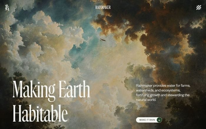 Rainmaker website preview