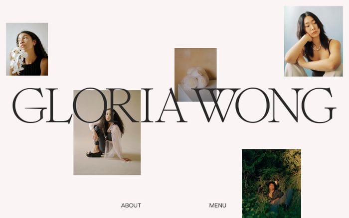 Gloria Wong website preview