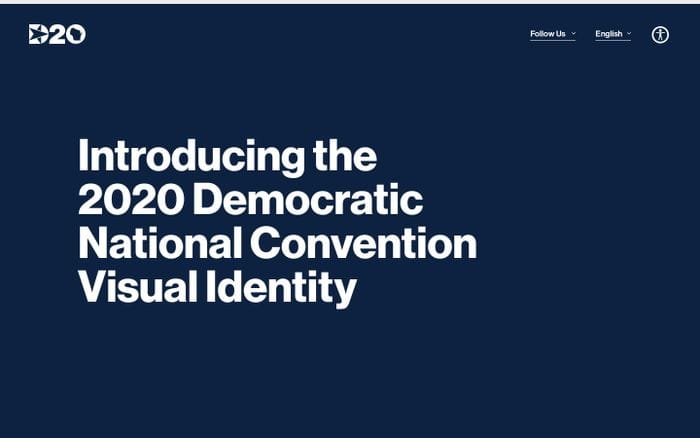 DNC Visual Identity website preview