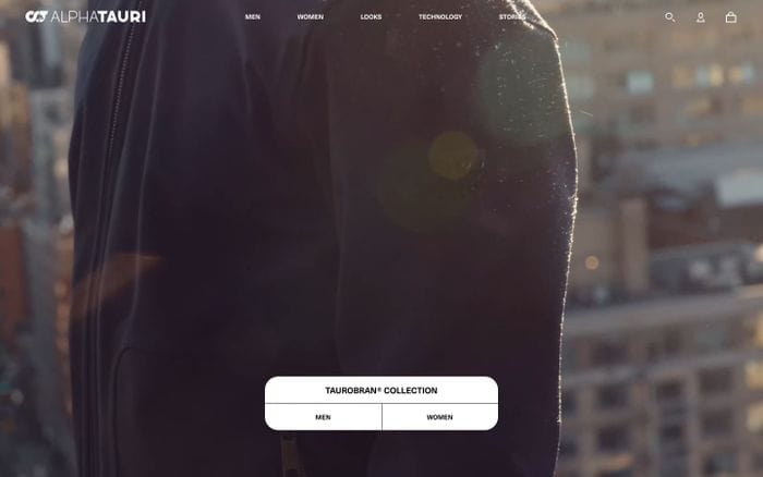 AlphaTauri website preview