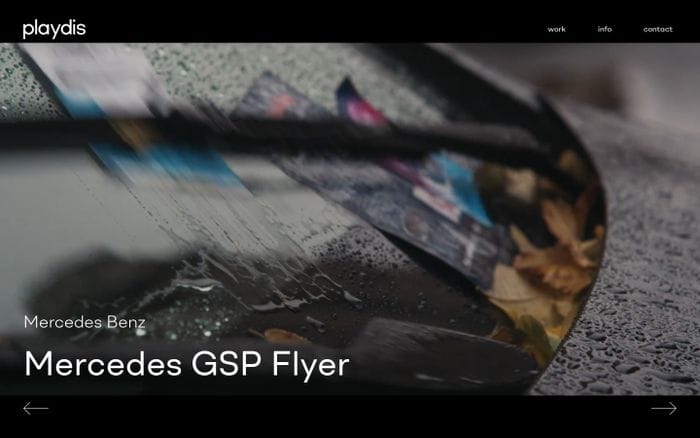 Playdis website preview
