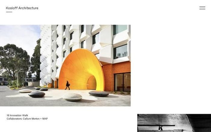 Kosloffarchitecture website preview