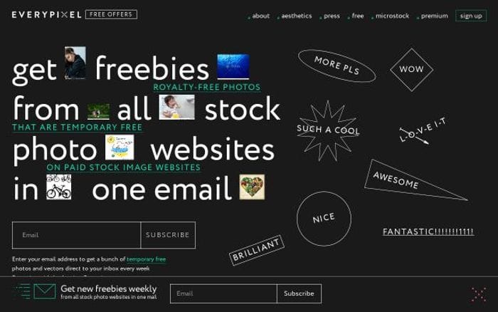 Everypixel website preview