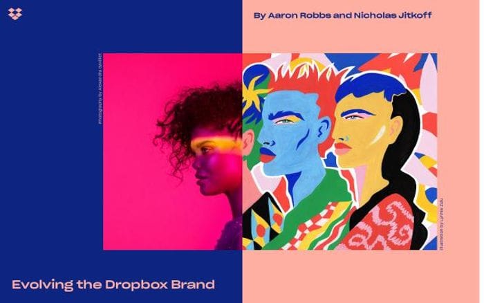 Dropbox website preview
