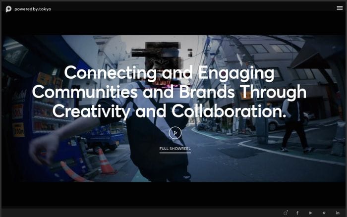Powered by Tokyo website preview