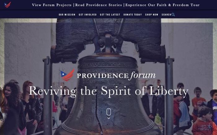 Providenceforum website preview