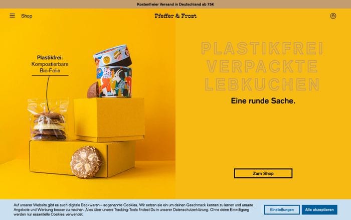 Pfeffer & Fros website preview