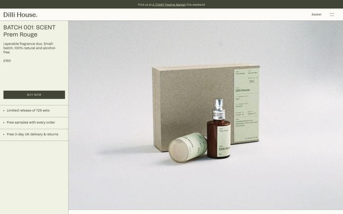 Dilli House website preview