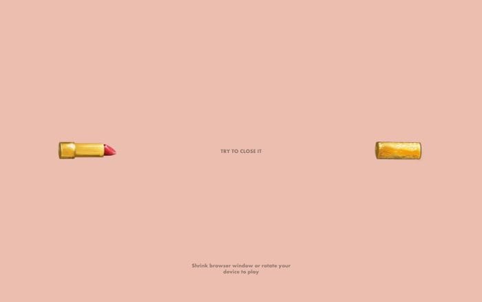 Gucci Lips website preview
