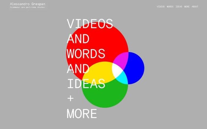 Alessandrogrespan website preview