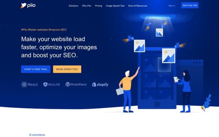 Piio · Make your Images Load Faster, Optimize Your Website & Boost Your SEO website preview