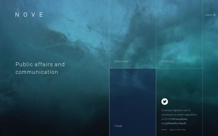 Nove website preview