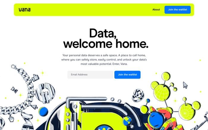 Vana website preview