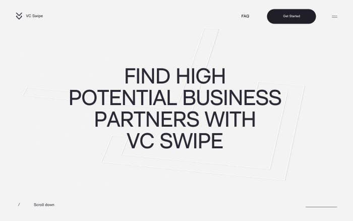 VC Swipe website preview