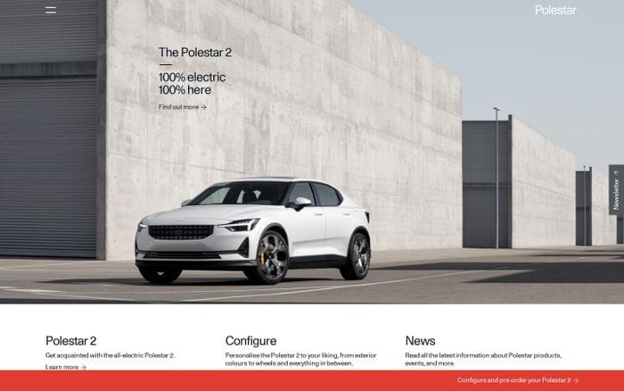  Polestar website preview
