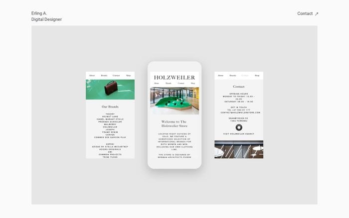 Found. website preview
