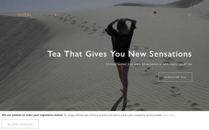 Witaltea website preview