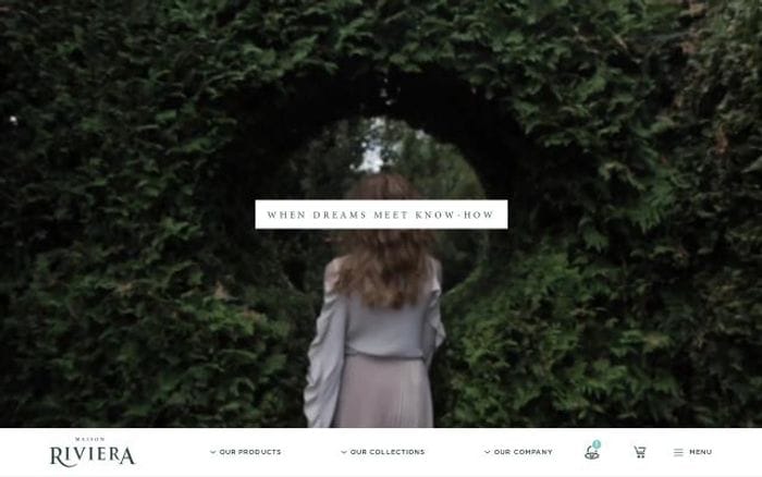 Riviera1920 website preview