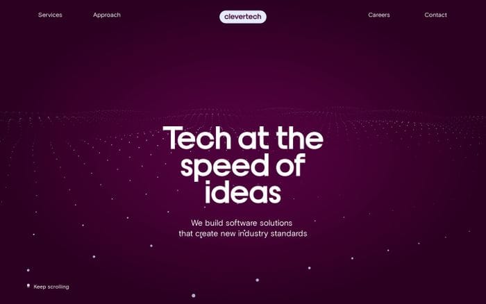 Clevertech website preview