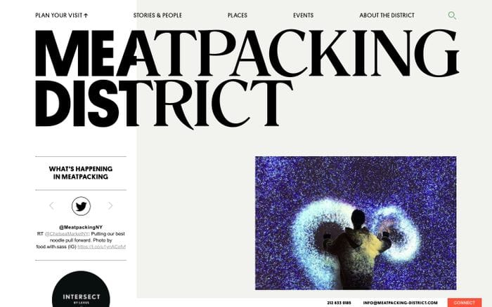 Meatpacking District Official Website - website preview