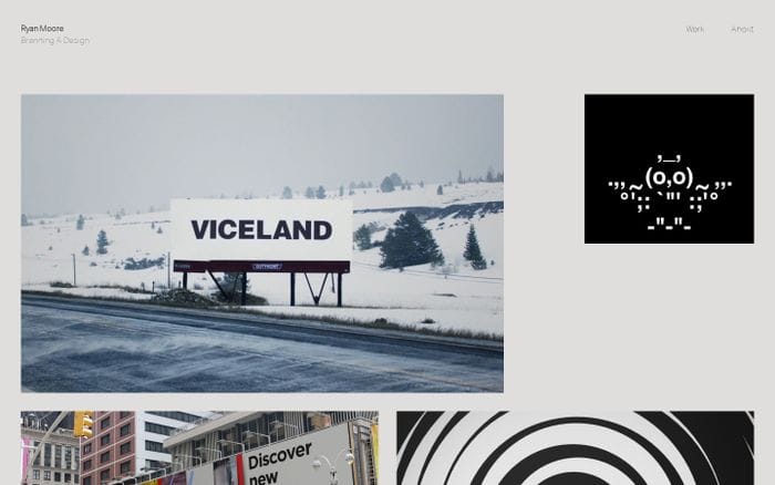 Ryan Moore | Creative Director website preview