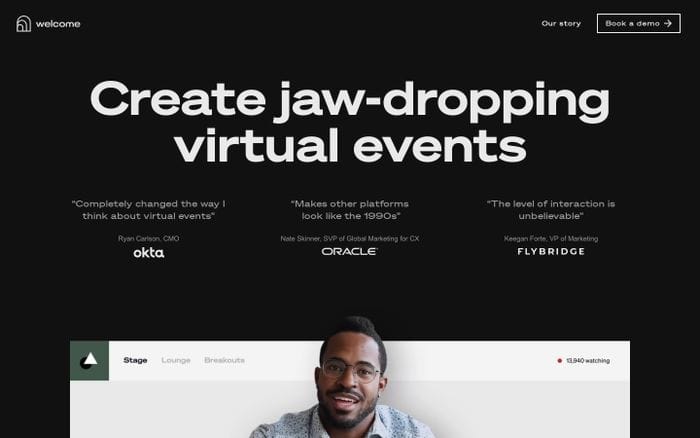 Welcome website preview