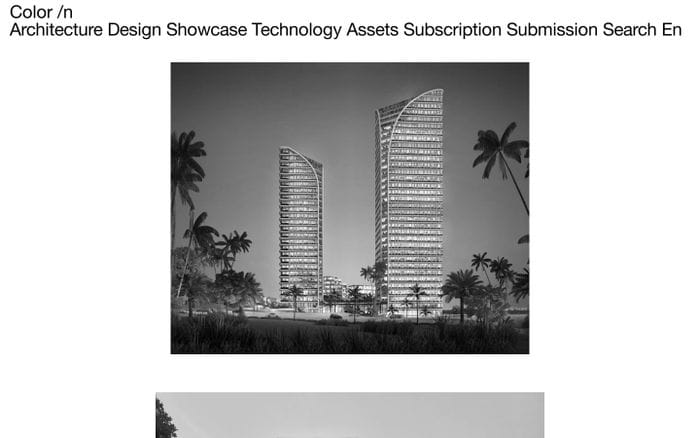 Color Architecture website preview