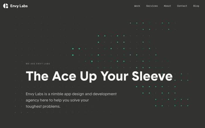 Envylabs website preview