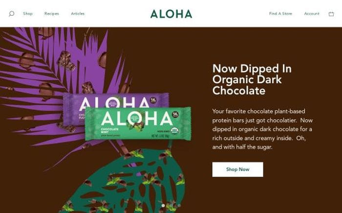 Aloha website preview