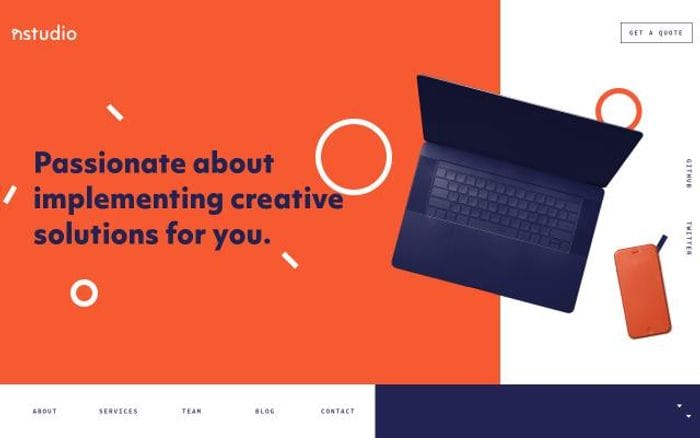 Nstudio website preview