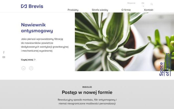 Brevis website preview