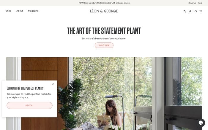 Léon & George website preview