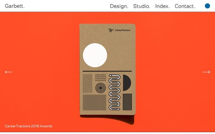Garbett Design website preview